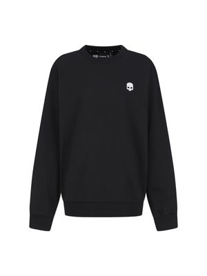 유니 베이직 스컬로고 맨투맨