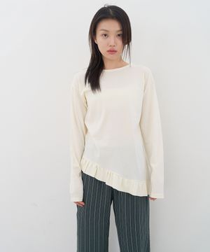 Moho Fit Layered T-Shirt (Apple flesh yellow)