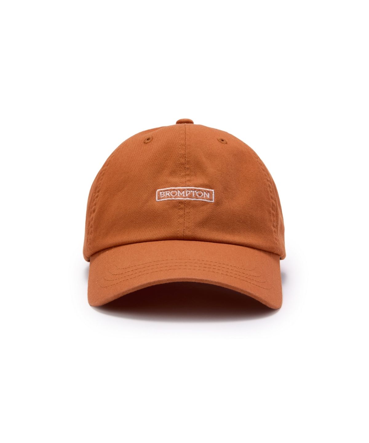 브롬톤 런던(BROMPTON LONDON) COTTON TWILL BASIC BALL CAP - ORANGE (P265AHA106)