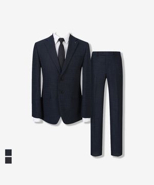 자스페 슬럽 조직싱글 수트 세트 (FIJAD2337_FIPAD2237)