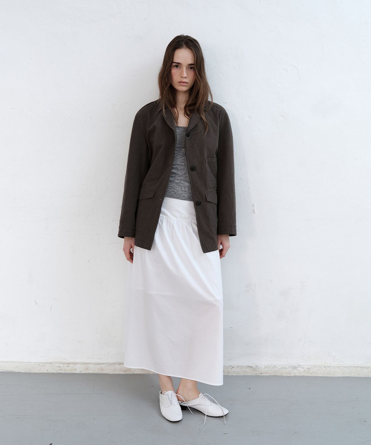 로우타이드(LOW TIDE) FRENCH WORK JACKET [CHARCOAL]