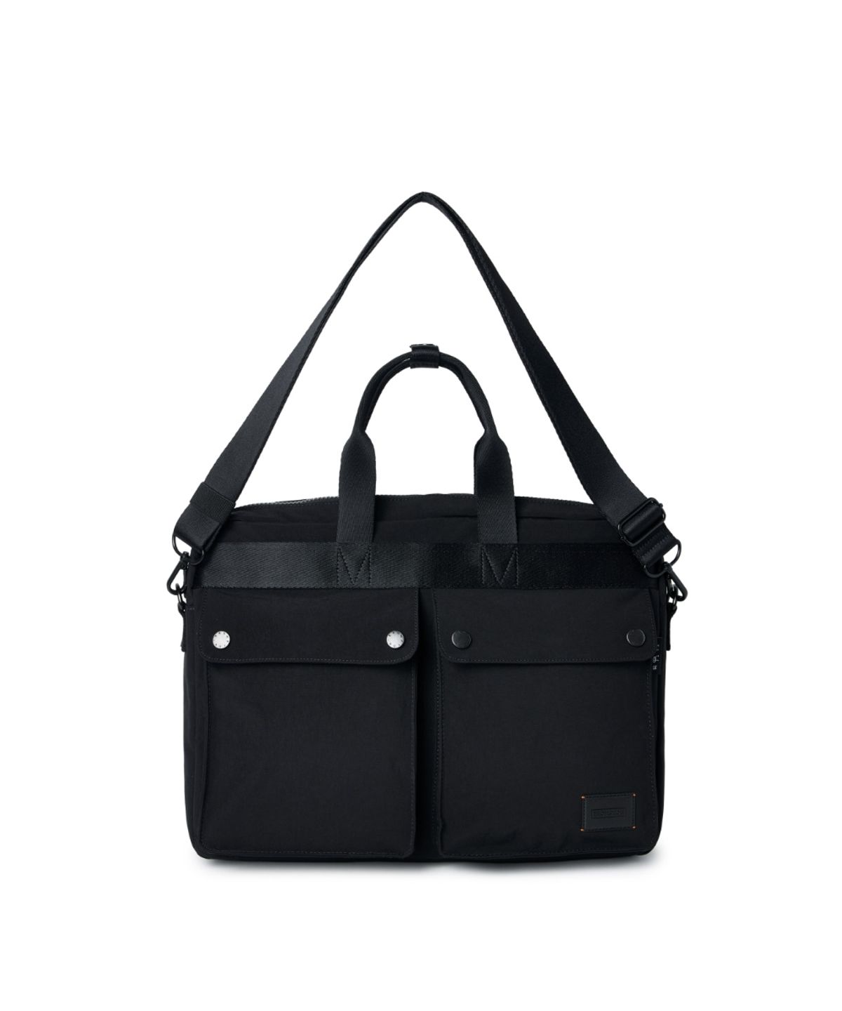 브롬톤 런던(BROMPTON LONDON) SYNTHETIC BRIEFCASE - BLACK (P265ATO101)