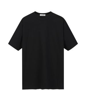 US 코튼 반팔 티셔츠 블랙 IETS6E503BK