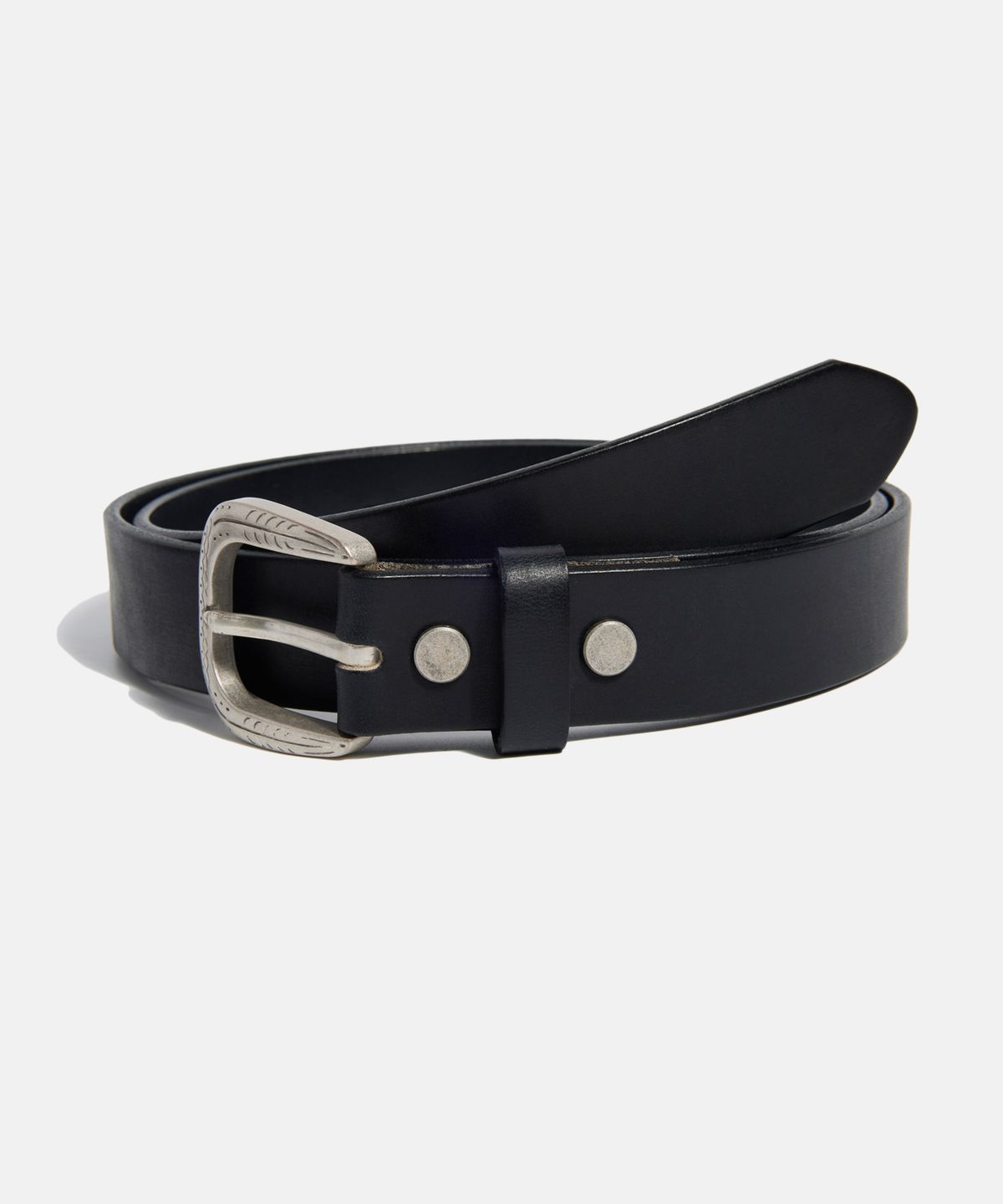 에스피오나지(ESPIONAGE) Eagle Buckle Western Belt Black