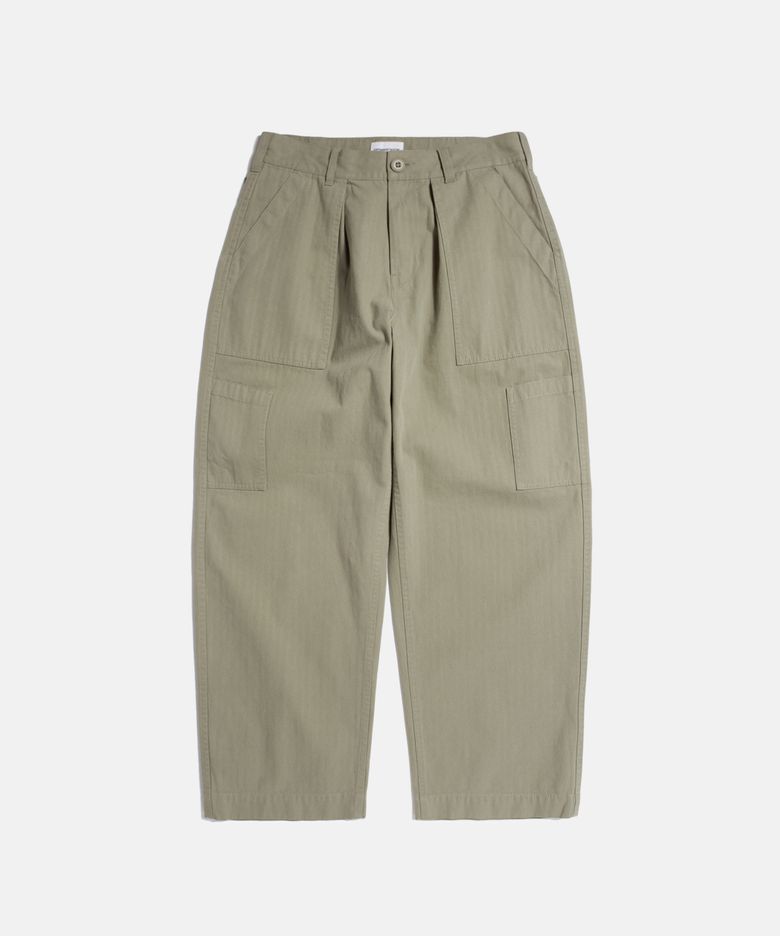 USAF HBT Mechanic Pants Dark Beige