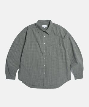Multi Check Comfort Shirt Charcoal