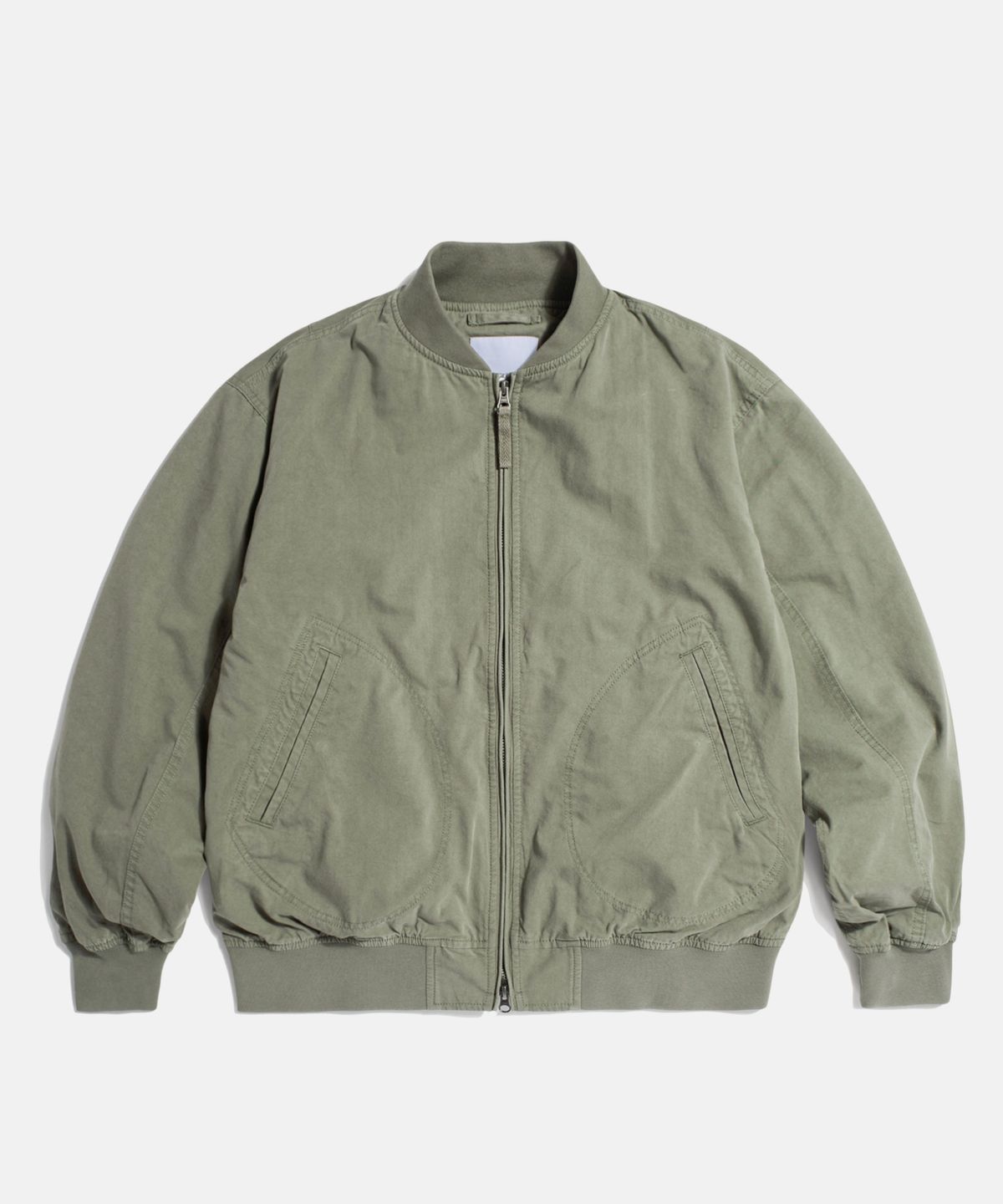 에스피오나지(ESPIONAGE) Zip Front Deck Jacket Olive