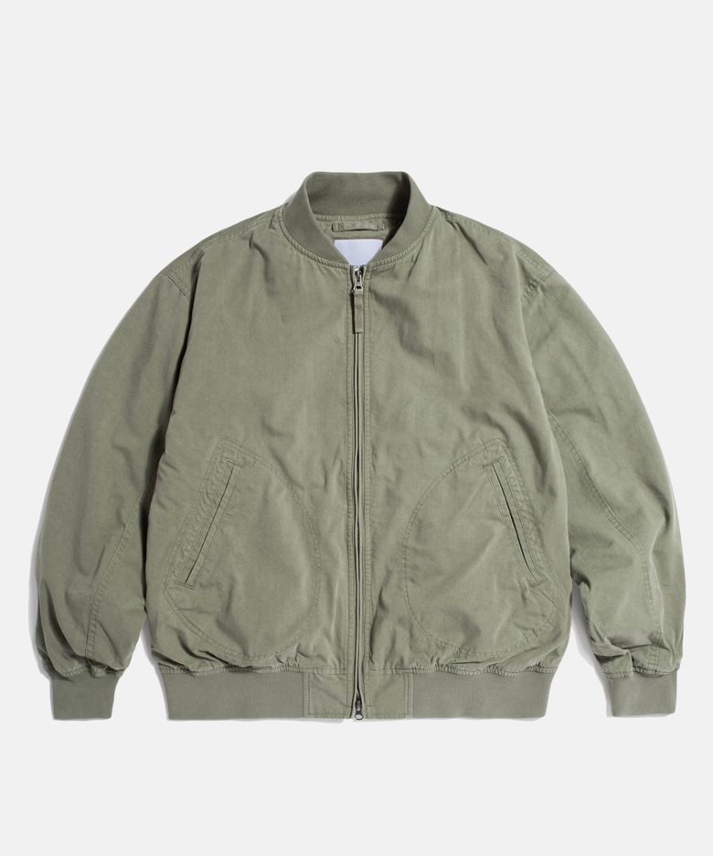 Zip Front Deck Jacket Olive