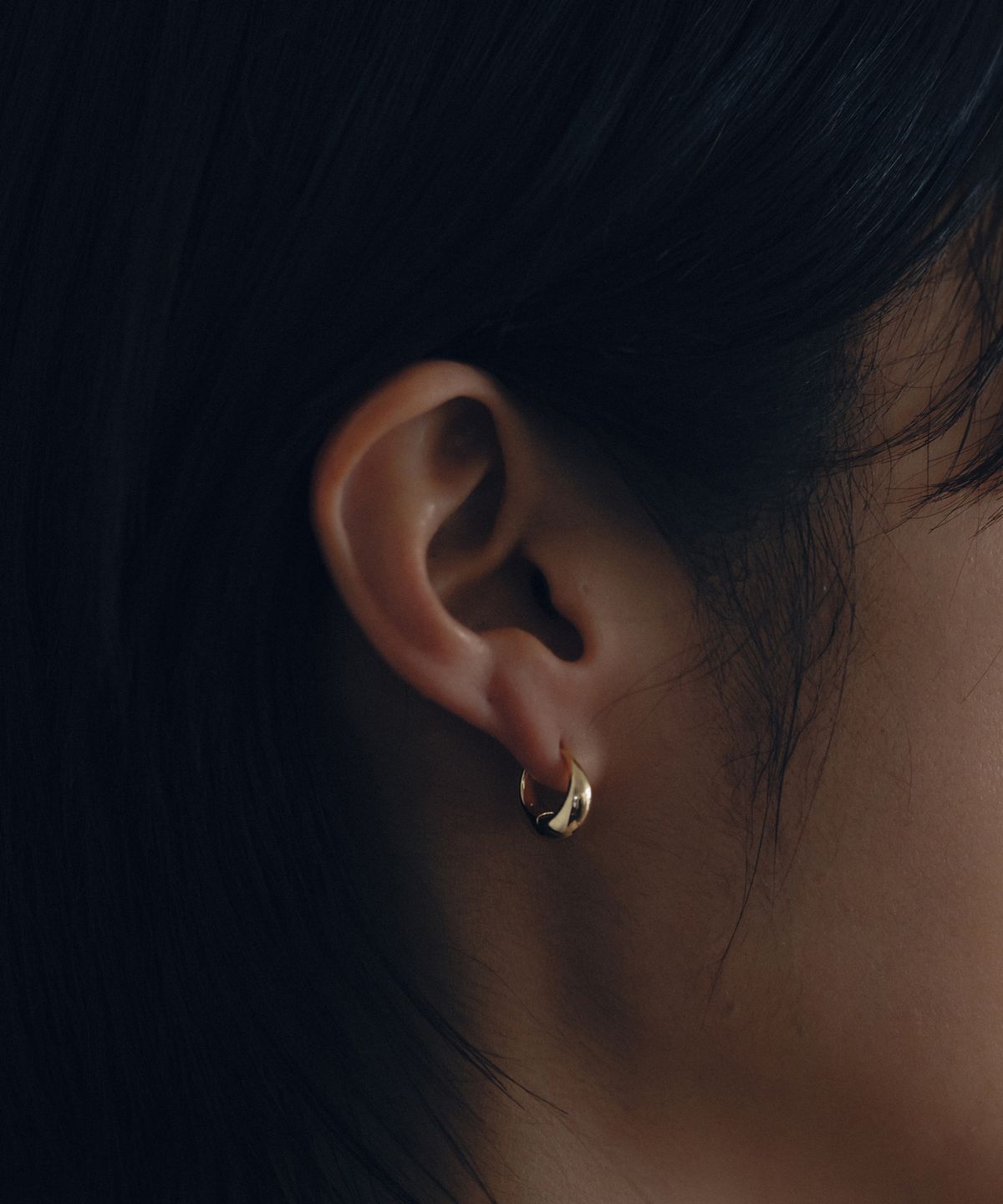 코도(KODO) Small Crescent Hoops