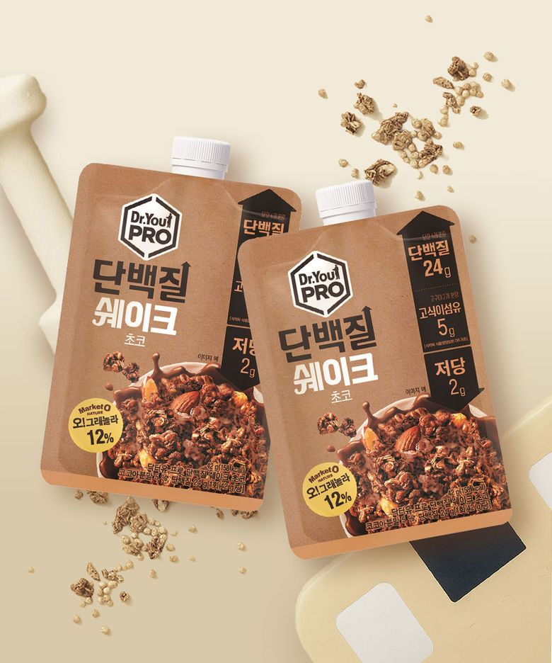 오리온 닥터유PRO 단백질쉐이크 초코 5P (210g) 2개