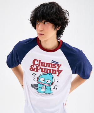 [한교동] 래글런 반팔 티셔츠_SPRLG23U02