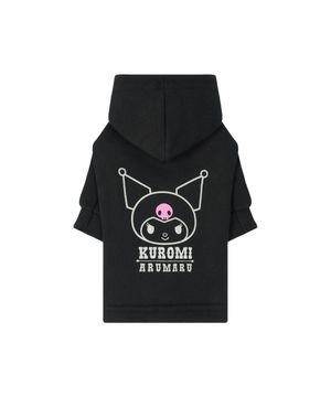 쿠로미 x 아루마루 펫 스트레이트 후디_블랙