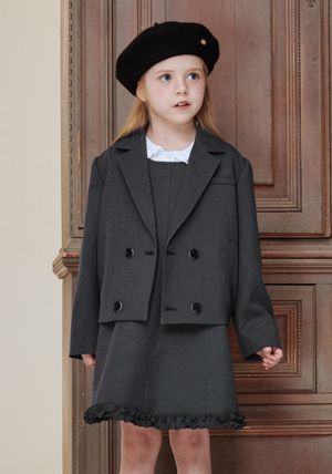 BA11JK02CG 더블 버튼 테일러드 자켓