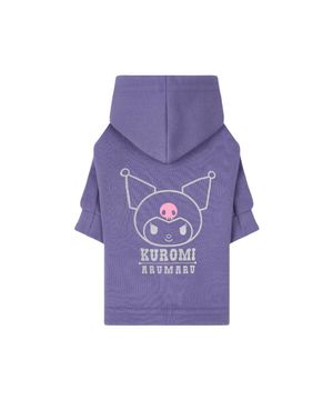 쿠로미 x 아루마루 펫 스트레이트 후디_퍼플