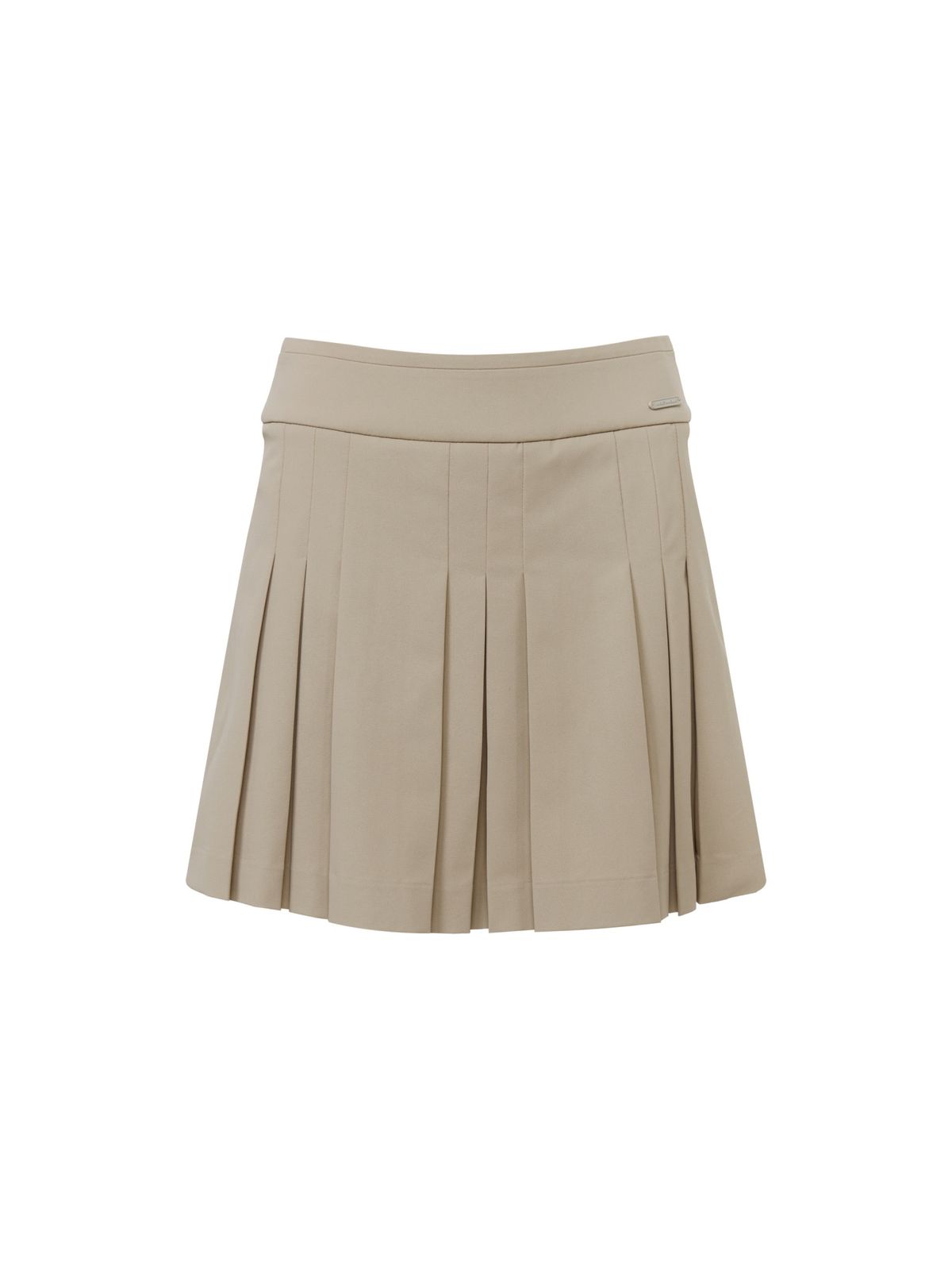 와이드앵글(WIDEANGLE) CO 아트웍포인트 베이직 플리츠 L_Beige
