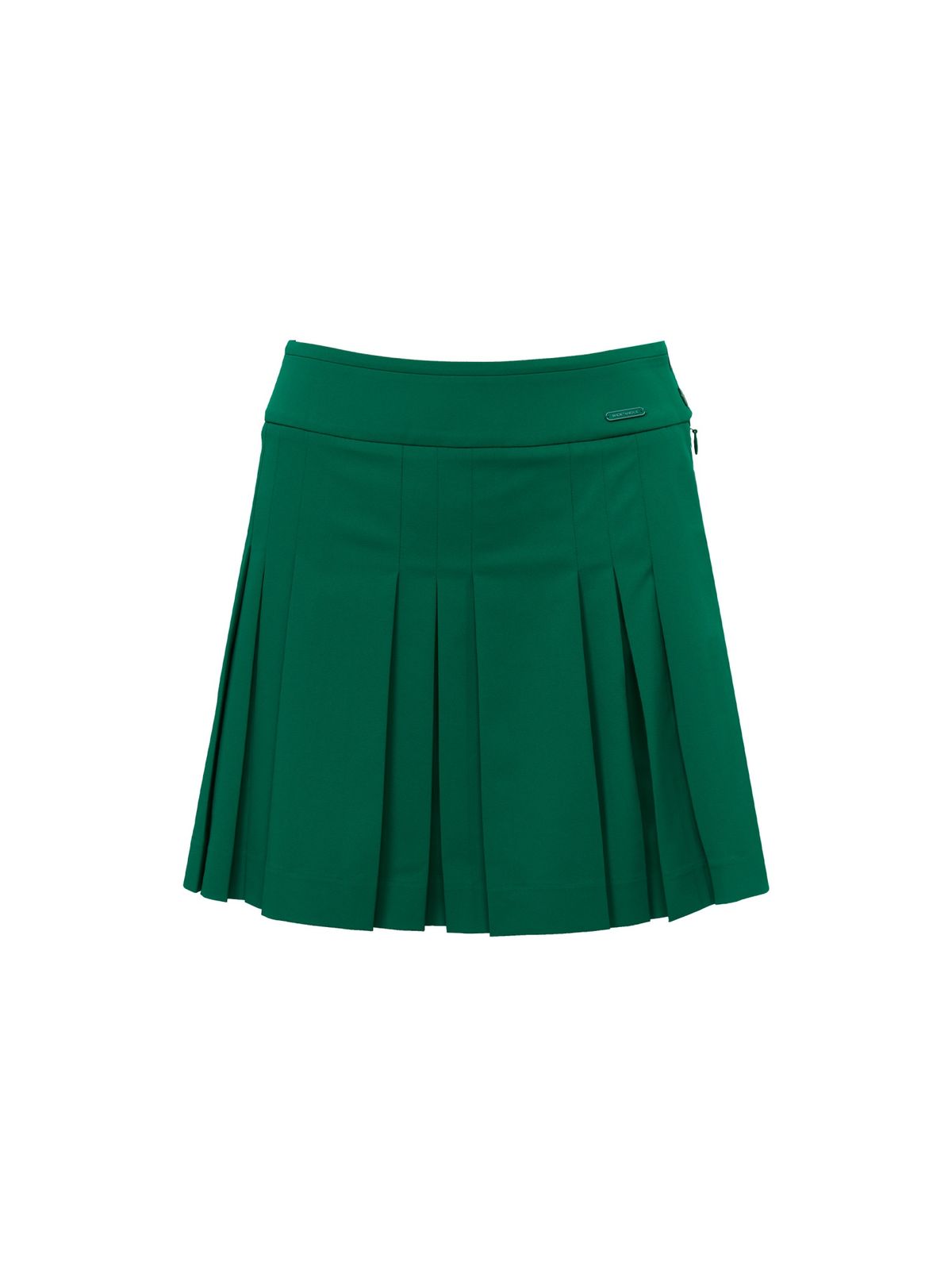 와이드앵글(WIDEANGLE) CO 아트웍포인트 베이직 플리츠 L_Green