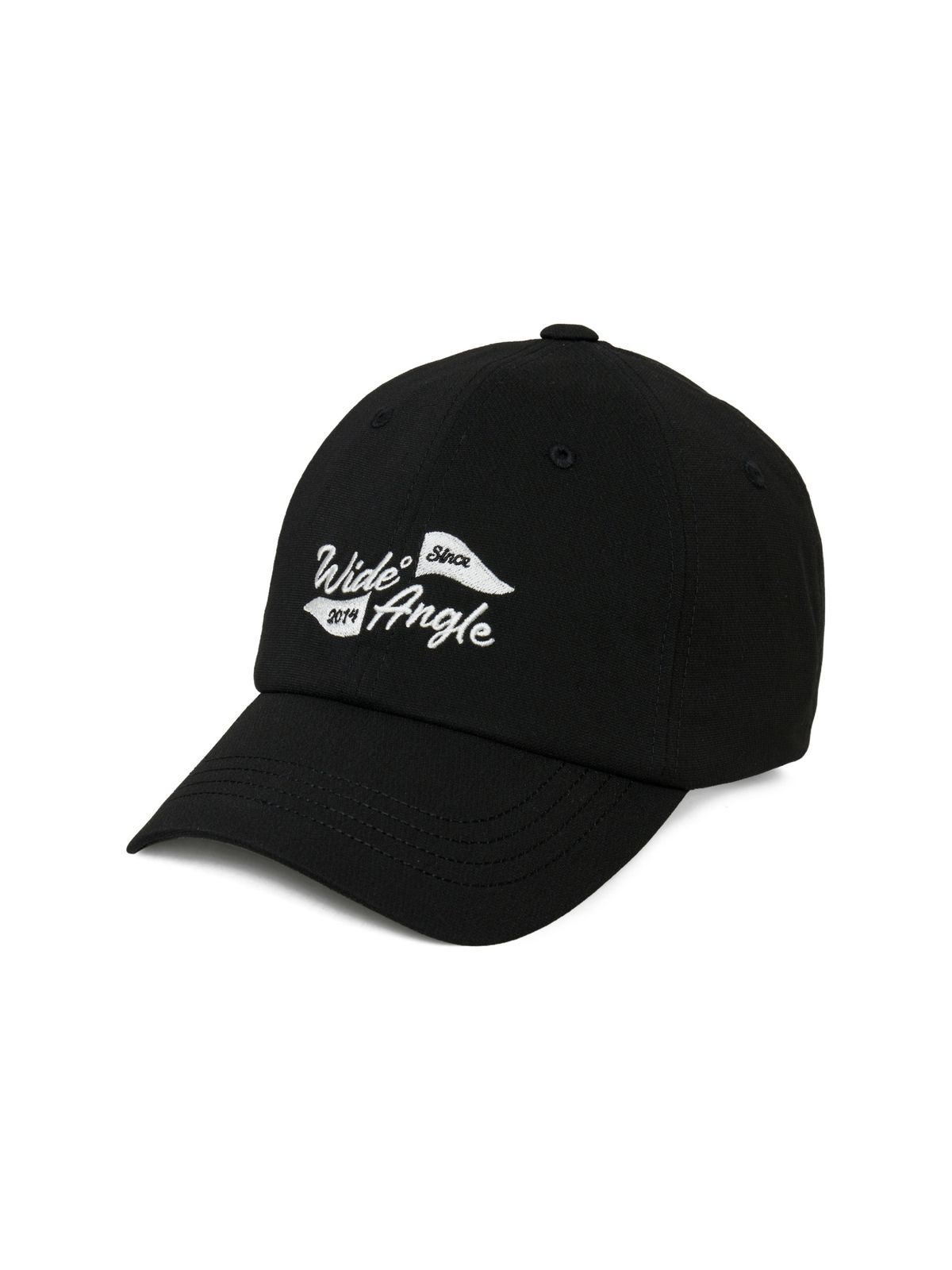 와이드앵글(WIDEANGLE) CO 혼디어 캐주얼 볼캡(2size)_Black