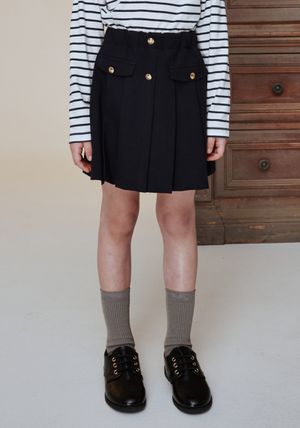 BA12SK02NV 네이비 플리츠 스커트