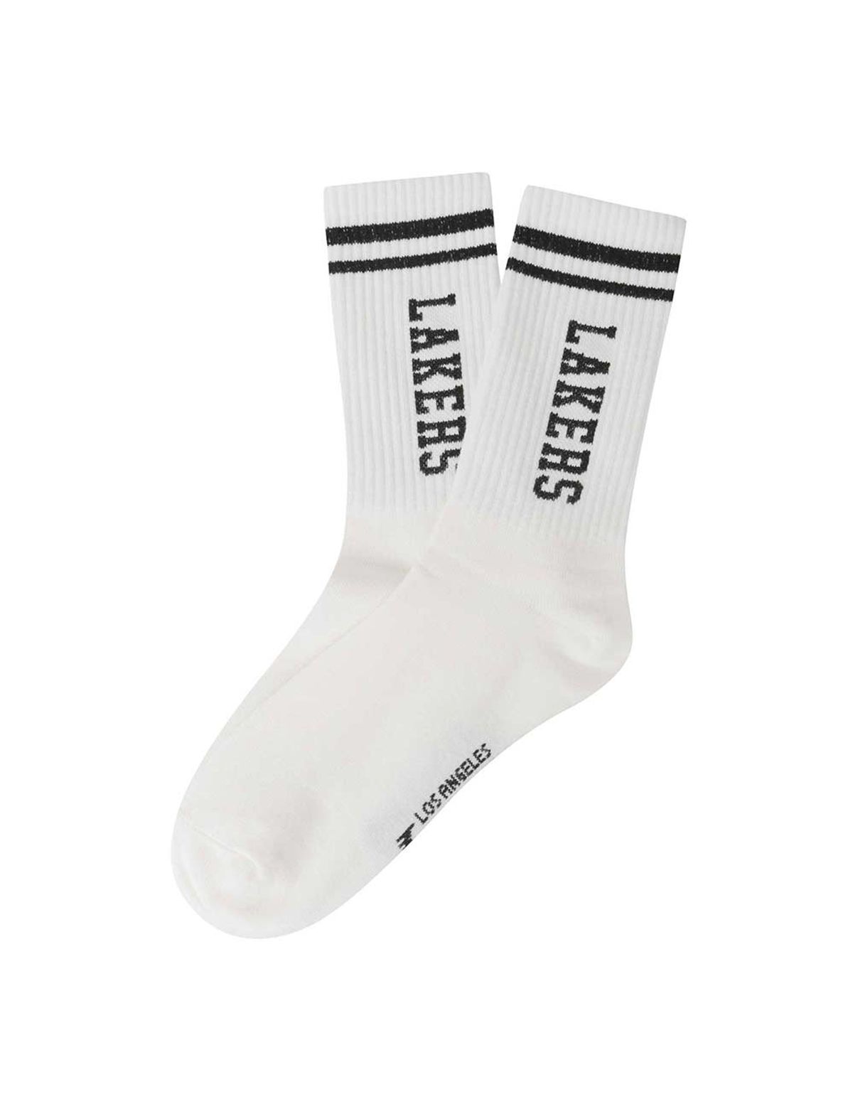 엔비에이(NBA) 라인 세로워딩 HIGH SOCKS 오프 화이트