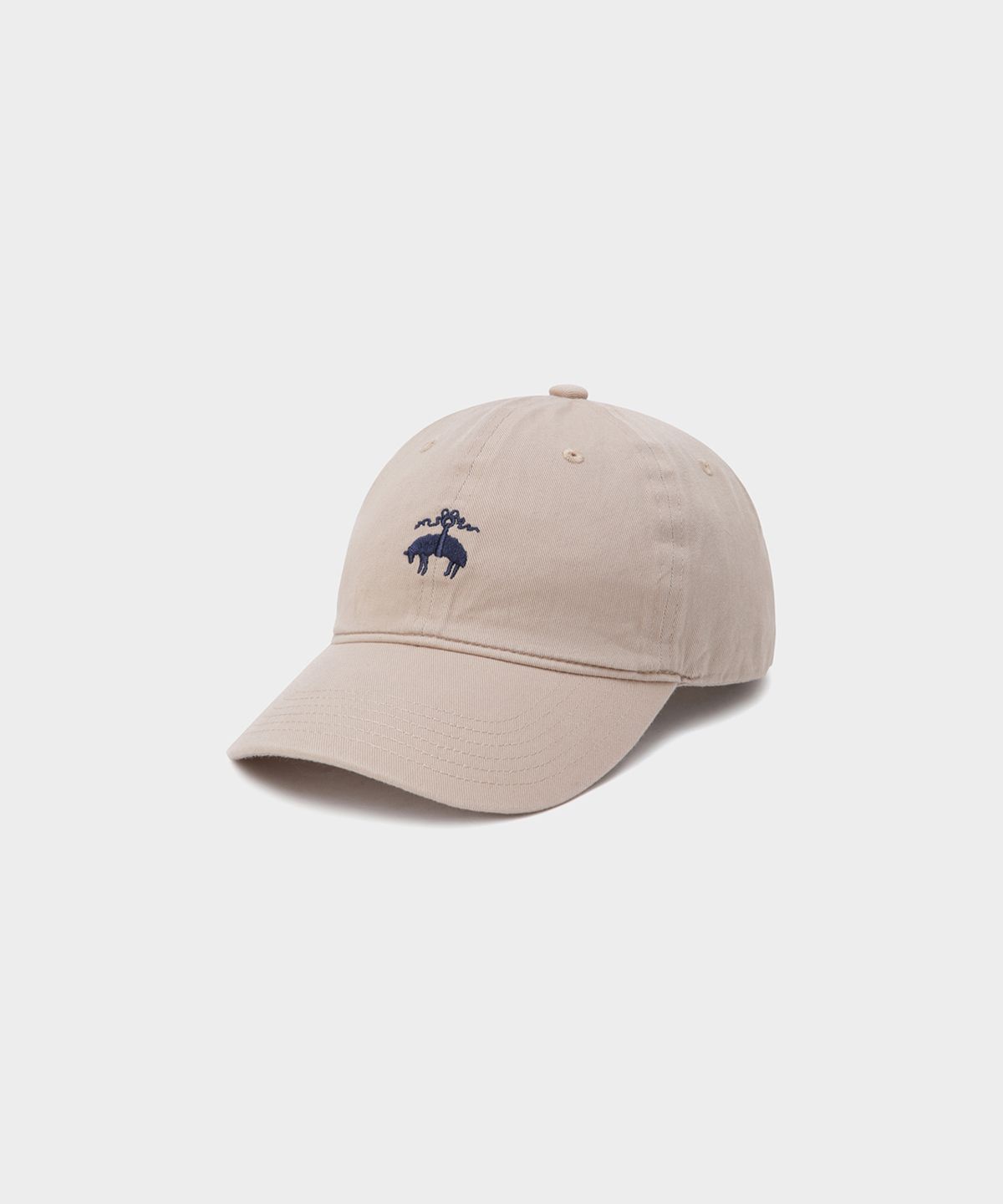 브룩스 브라더스(BROOKS BROTHERS) [남여공용] 코튼 로고 베이스볼 캡 (브라운) (BBACMM14994EF)