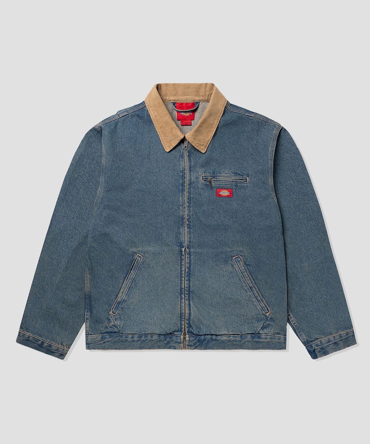디키즈(DICKIES) 페인터 데님 재킷 Khaki Tinted Blue