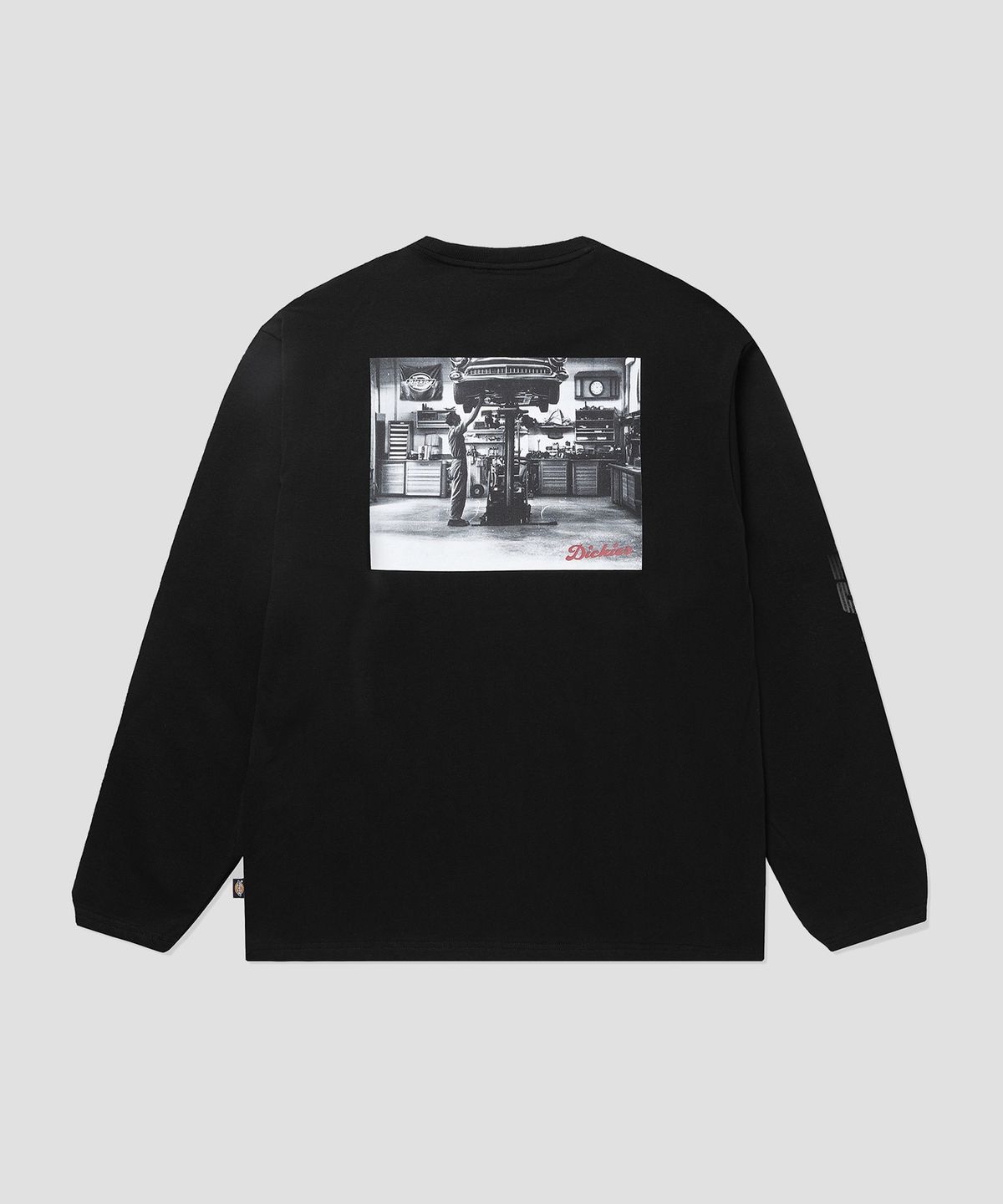 디키즈(DICKIES) 개러지 서비스 롱슬리브 Black