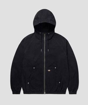 코튼 캔버스 비치 재킷 Black