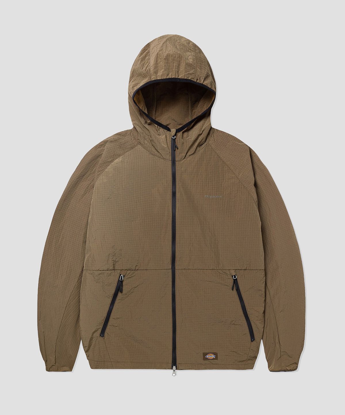 디키즈(DICKIES) 카도 립스탑 패커블 윈드브레이커 Brown