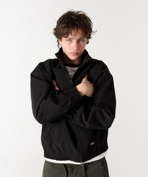 워시드 헤링턴 재킷 Black