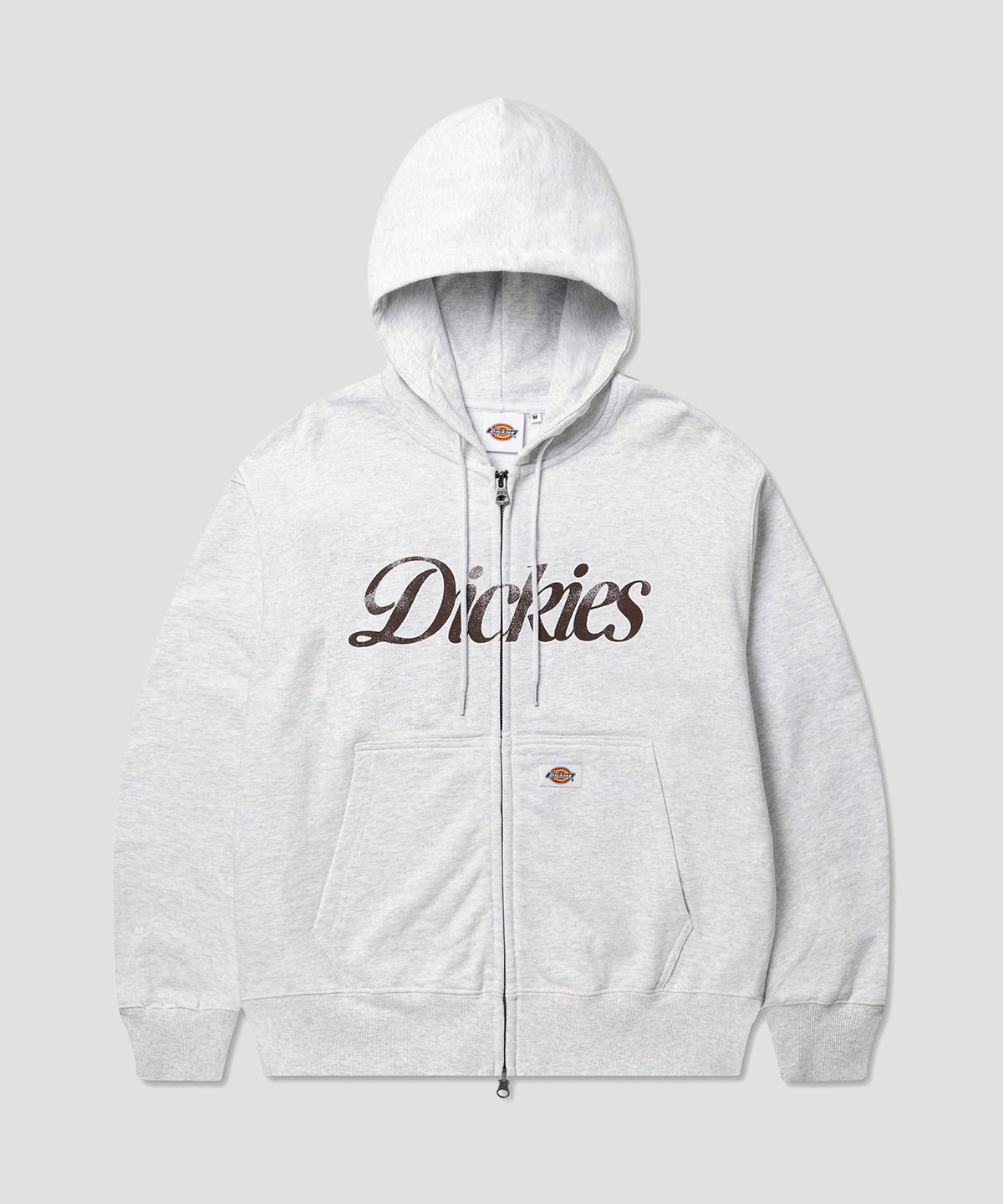 디키즈(DICKIES) 스크립트 후드 집업 White Melange