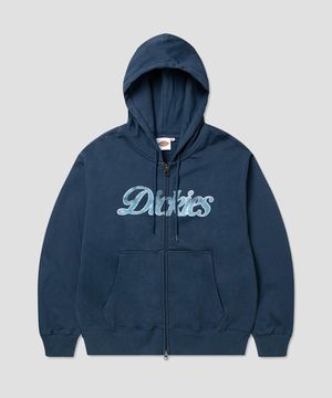 스크립트 후드 집업 Navy