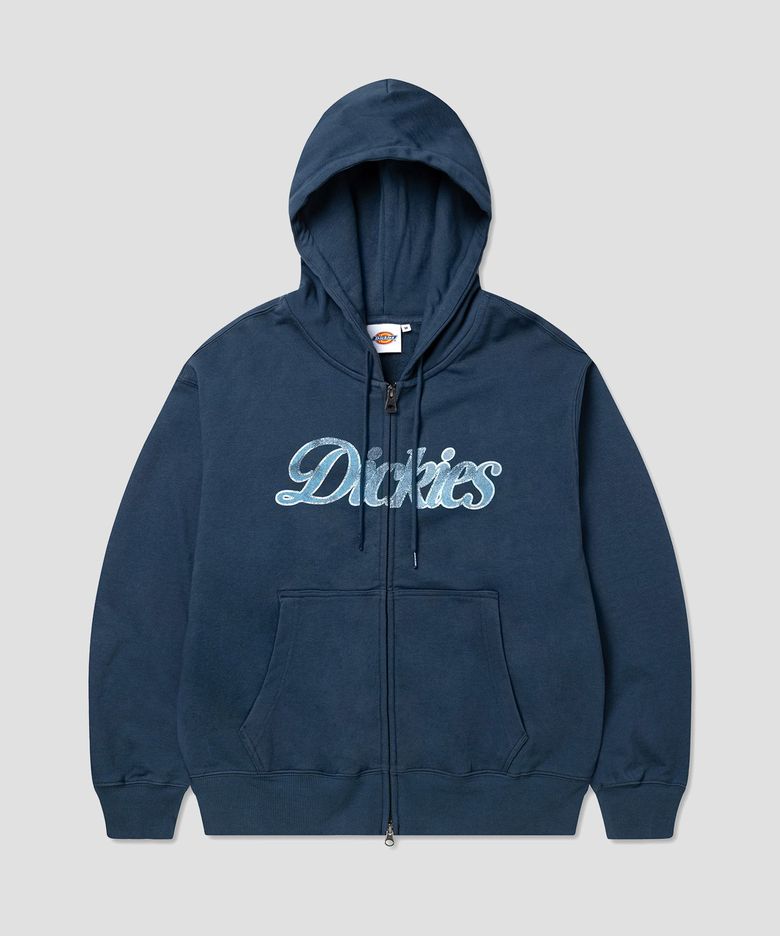 스크립트 후드 집업 Navy