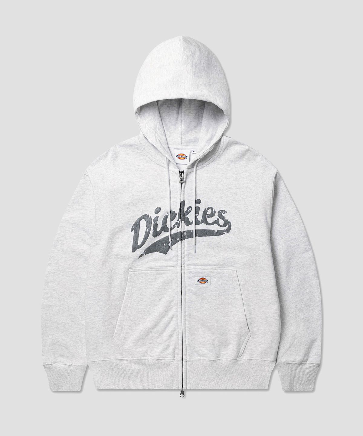 디키즈(DICKIES) 베이스볼 후드 집업 White Melange