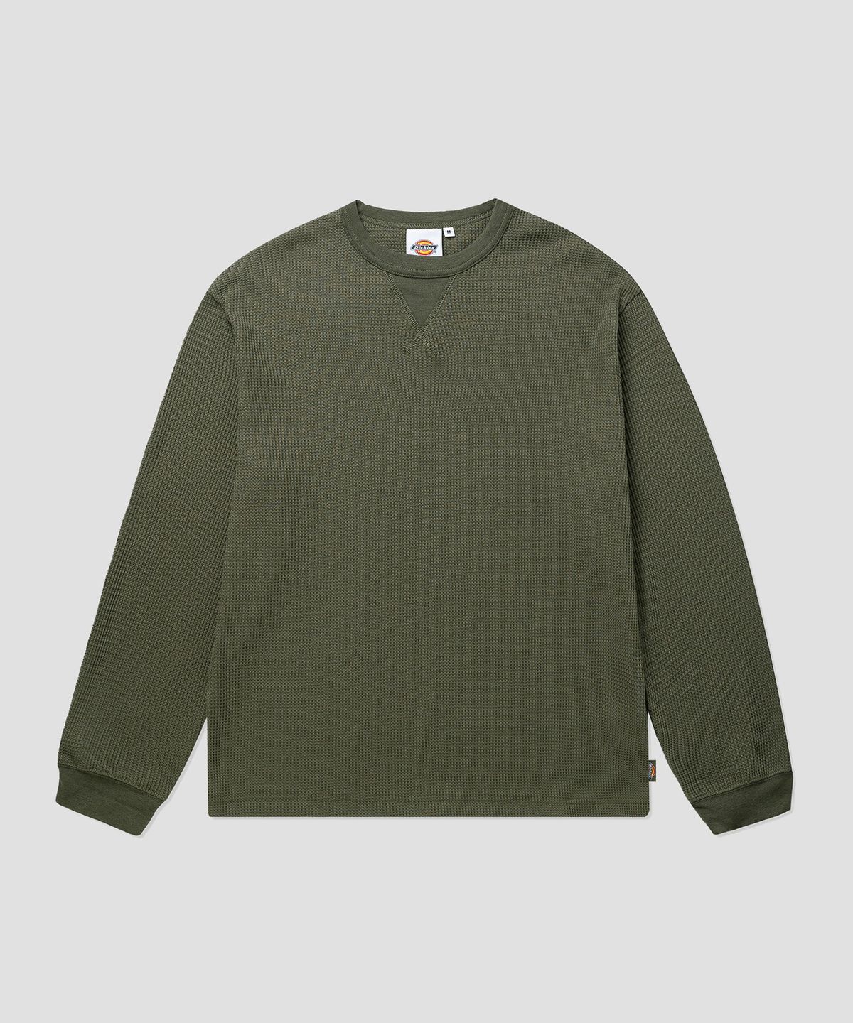 디키즈(DICKIES) 레귤러핏 와플 롱슬리브 Olive