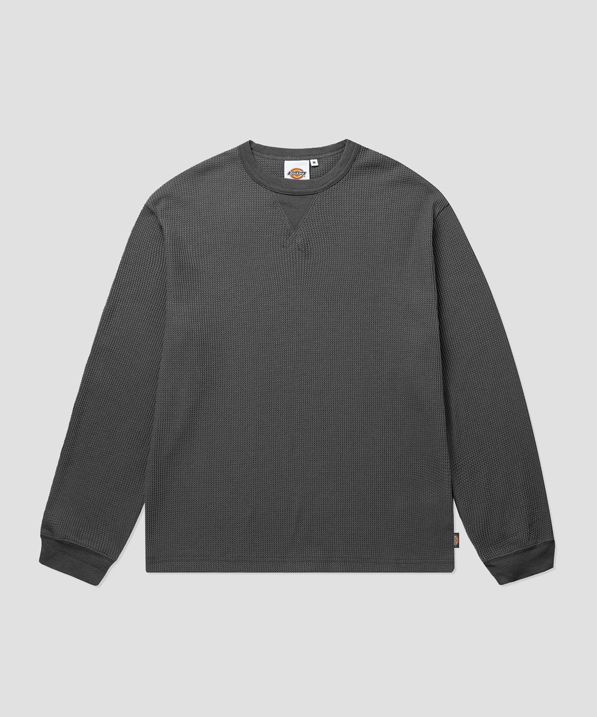 디키즈(DICKIES) 레귤러핏 와플 롱슬리브 Charcoal