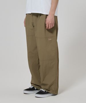 투 턱 라이트 나일론 팬츠 Khaki