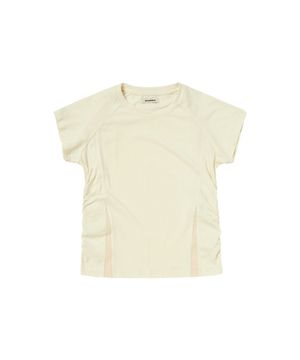 셔링 크롭 탑_아이보리