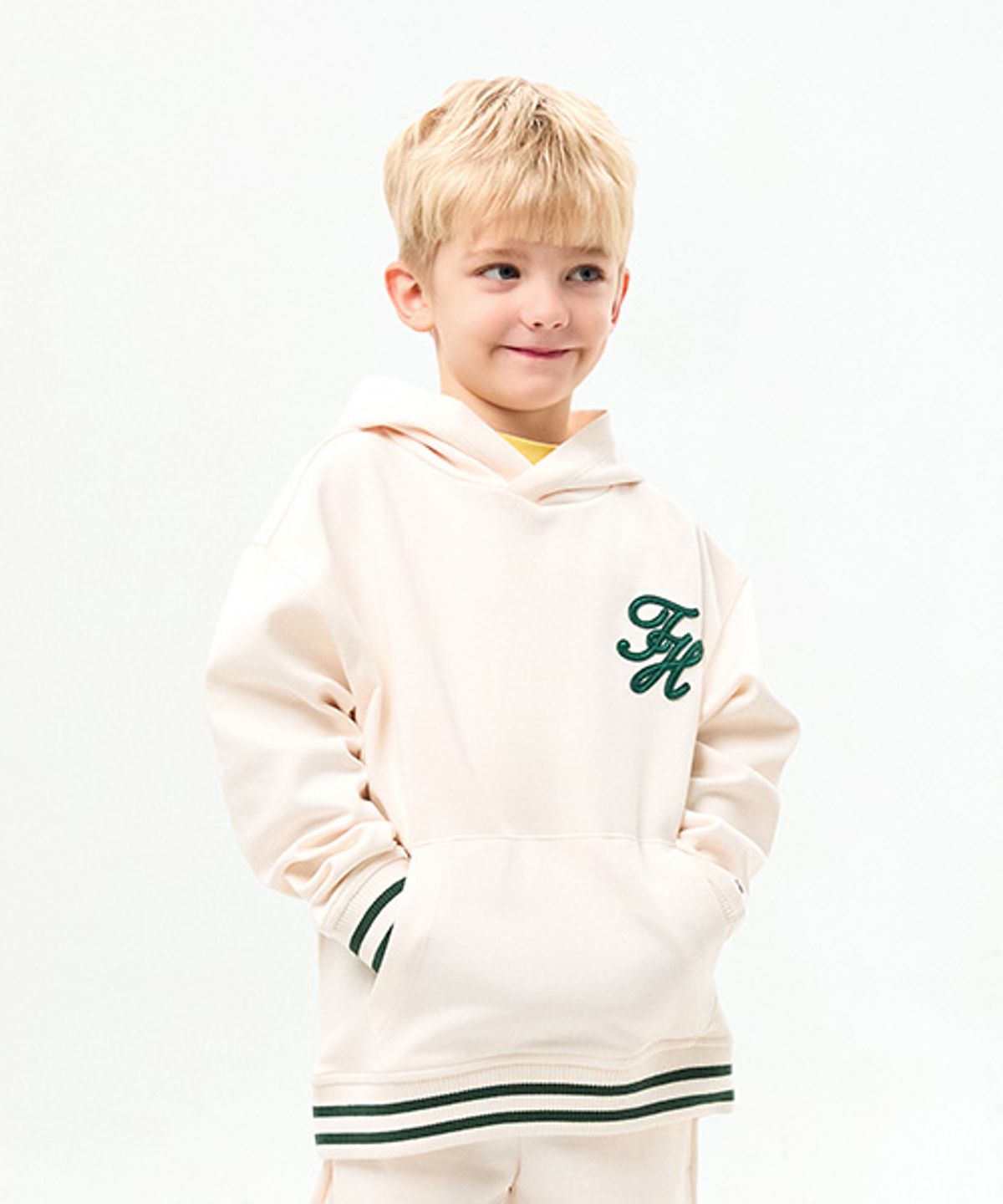 타미힐피거 키즈(TOMMY HILFIGER KIDS) 스크립트 그래픽 후디