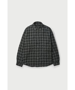 Contour 체크 크리즈 다잉 긴팔 셔츠 IQSFM26701GYD