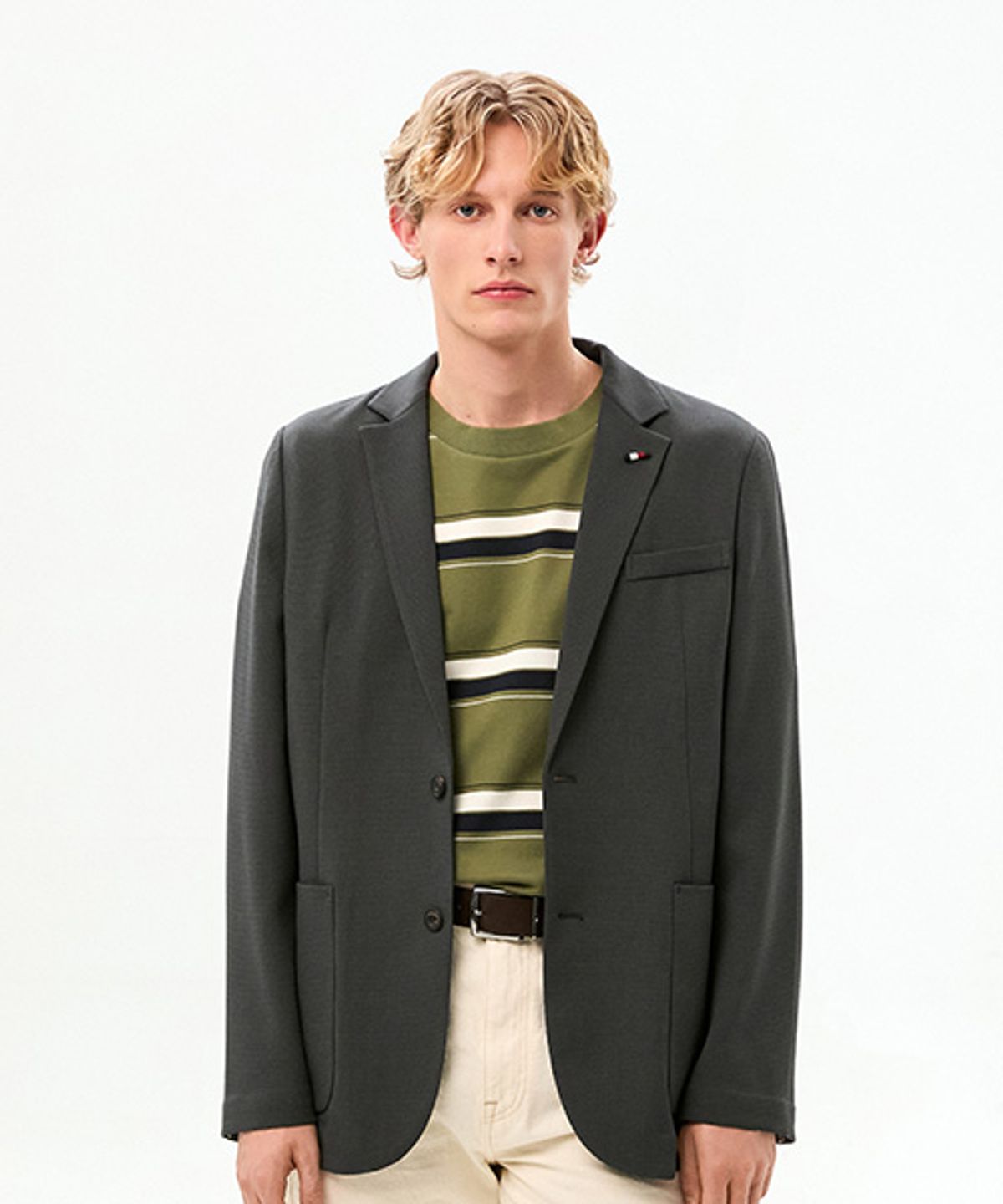 타미힐피거(TOMMY HILFIGER) 스트럭처 블레이저 (T12G0WJB730ML1PA7)