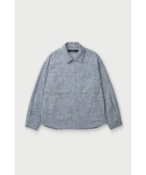 Tissel 트위드 포켓 셔켓 IQJCS26702BUL