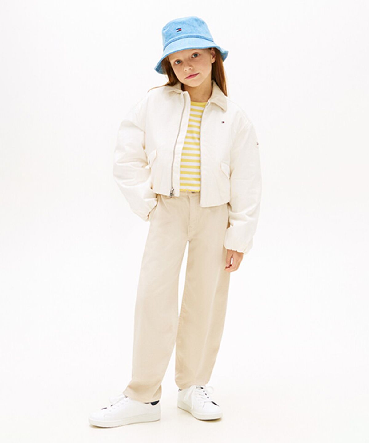 타미힐피거 키즈(TOMMY HILFIGER KIDS) 스트레치 배럴 팬츠