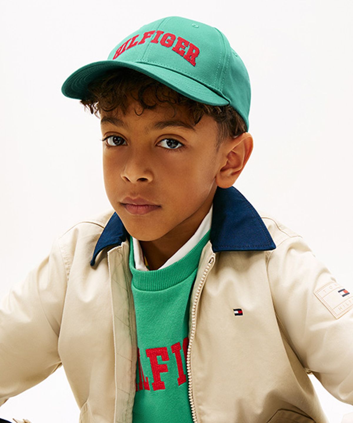 타미힐피거 키즈(TOMMY HILFIGER KIDS) 바시티 로고 볼캡