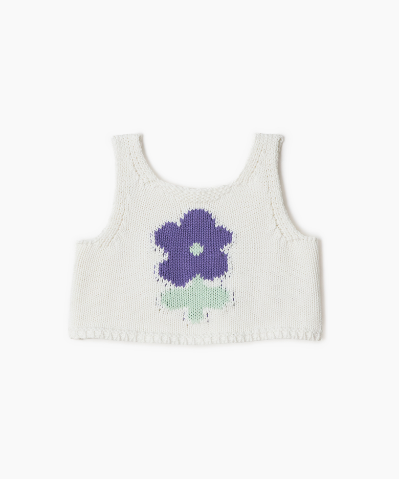 [pre-order]Soft Bloom Knit Vest