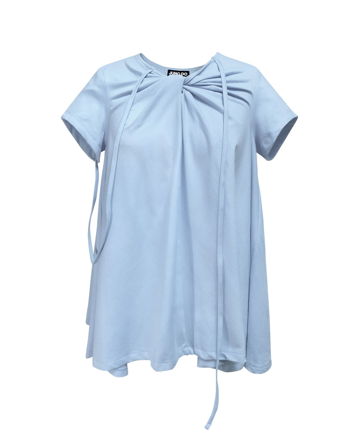정도(JUNGDO) DRAPING TOP . LIGHT BLUE