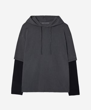 DEV:10 GARMENT LAYER HOODIE_CHARCOAL