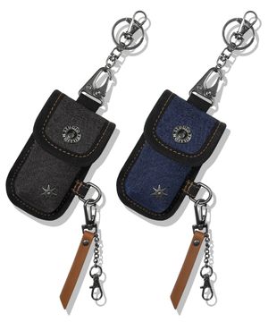 데님 스타 리벳 멀티 파우치 키링_2color