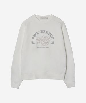 DEV:10 SOUND WAVE SWEATSHIRT_WHITE