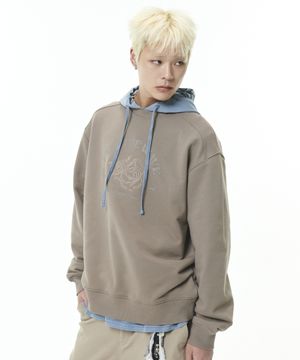 DEV:10 SOUND WAVE SWEATSHIRT_PALE BROWN
