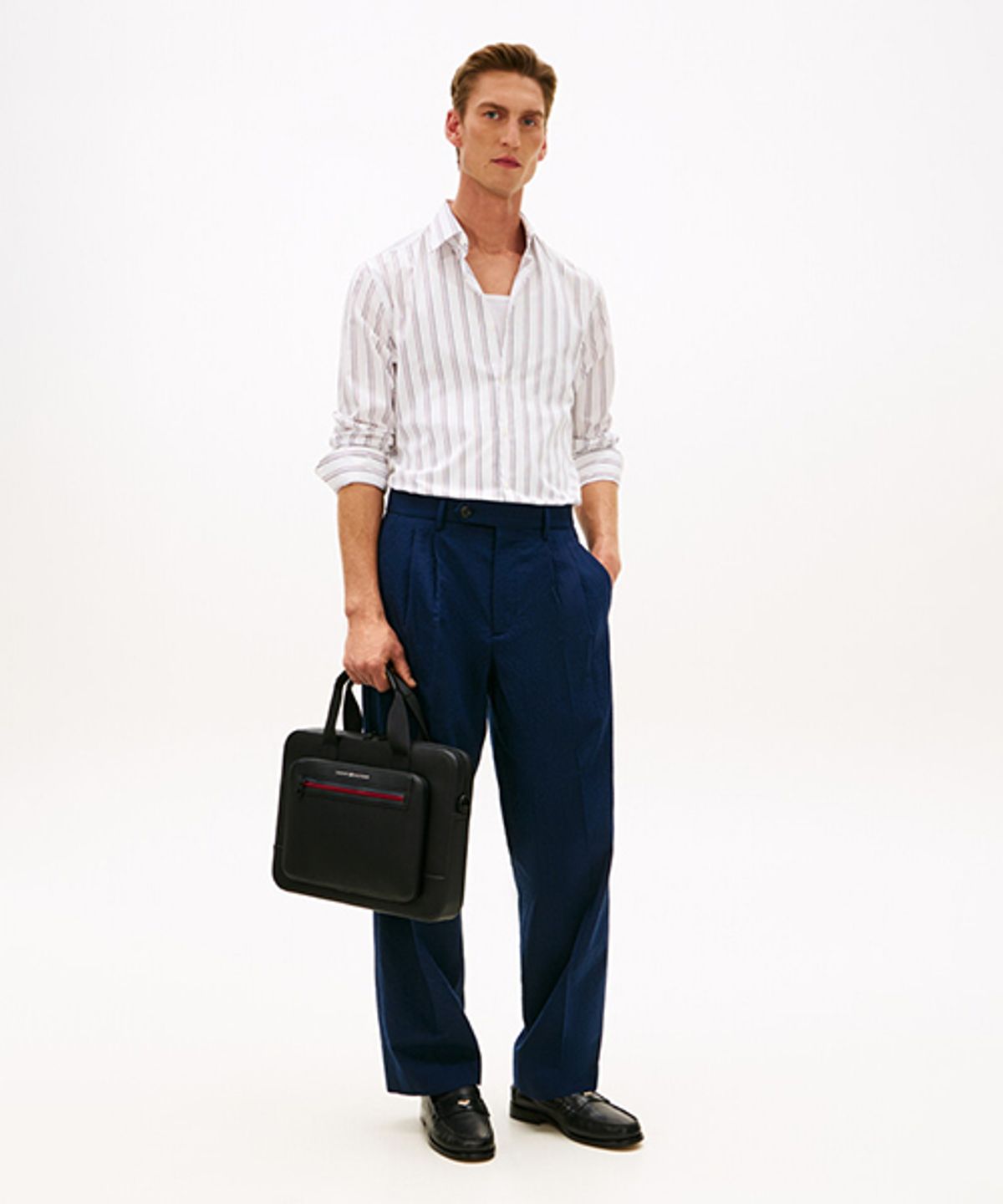 타미힐피거(TOMMY HILFIGER) 파운데이션 컴퓨터 백 (T12G1ABG140MT1BDS)